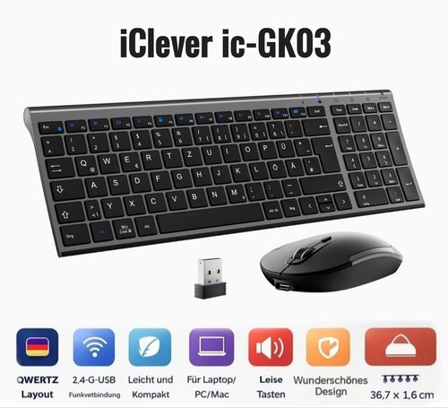 Iclever gk03 premium - ic-gk03, funk