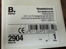 Berker 2904 BLC Tastdimmer NV