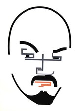 Walter Dexel 1890 München / Serigraphie, handsigniert / Lenin / 1970 / Ex 74/100