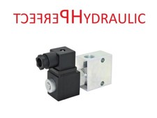 Hydraulikventil Sitzventil 2/2-Wege 3/8 | 40L/min 350bar 12V gesperrte Stellung