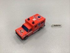 Matchbox - Chevrolet Ambulance - fluoresent red - Ambulanz 7 Intercom