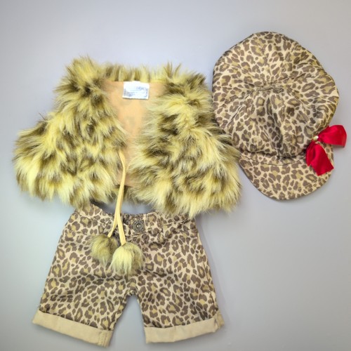 Build bear leopard print - bear,