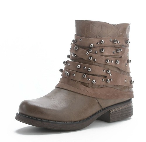 Damen stiefeletten biker boots - stiefeletten,