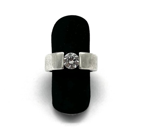 925 silberring simulierter - 925/-,