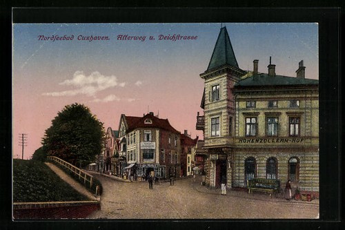 Cuxhaven strasse alterweg - ak,