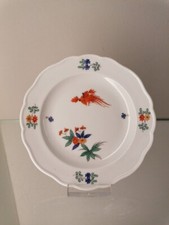 Meissen Zierteller indische Vogel Blumen Malerei Teller Phönix DM 13,8cm
