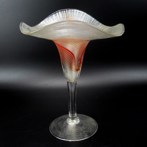 Erwin eisch glas vase signiert - erwin,
