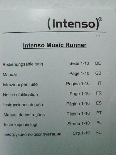 Mp3 player intenso music - mp3,
