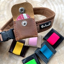 Hundemarke leder täschchen - hundemarke,