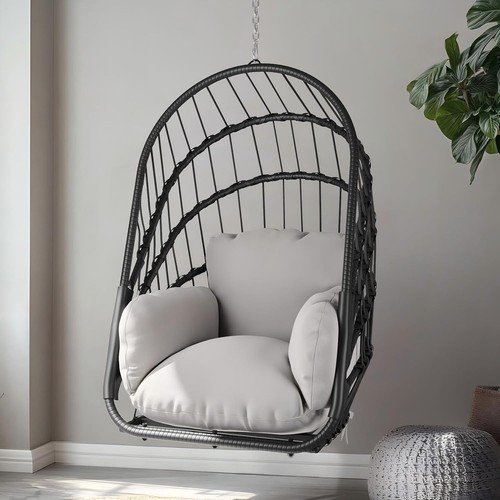 Stabiler rattan schaukelstuhl - stabiler, rattan-schaukelstuhl