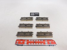 6x Märklin H0 AC 5146 Schaltgleisstück Schaltgleis M-Gleis gerade sg #EF573-0,5