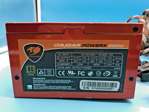 Cougar powerx 550 4pin - cougar,