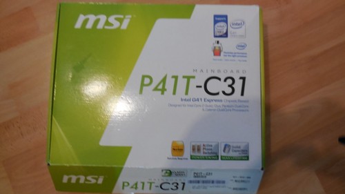 Msi p41t c31 - msi, intel
