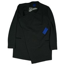 JOOP! Damen Jacke Übergang Mantel Kurzmantel Pancho stretch G36 dunkel Grau NEU.