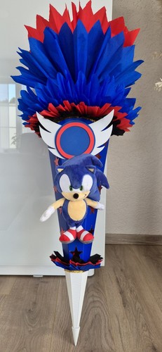 Schultüte zuckertüte sonic - schultüte,