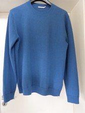 hessnatur Herrenpullover, Gr. 54 in einem schönen blau wie NEU