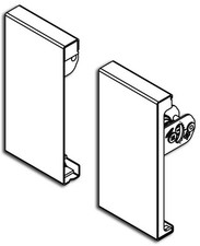 HETTICH Innenschubkasten-Frontverbinder, ArciTech, 9123083, silber