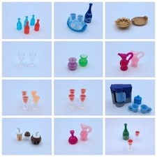 Playmobil Zubehör Geschirr Gläser Vasen Sektflasche Kaffeemaschine Flasche usw.