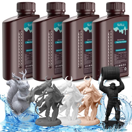 Sunlu water washable - water, 3d