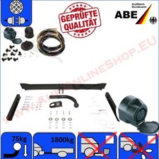 AHK & ES13 für Mercedes-Benz W202 S202 Bj 93-00 Anhängerkupplung E-Satz komplett