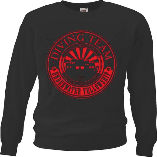 Sweatshirt diving team tauchen - sweatshirt,
