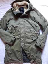 G-Star Raw Herren Winterjacke Parka mit Kapuze 3 Taschen Olivgrün Gr.M