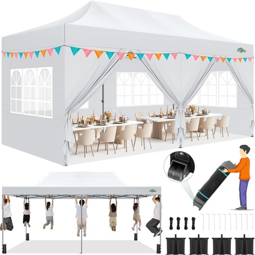 Robuster 3x6m faltpavillon - 3x6m, |