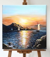 50/50/3cm Meer Landschaft