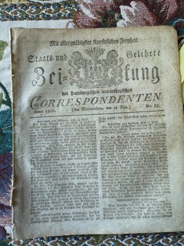 1806 zeitung sizilien - 1806,