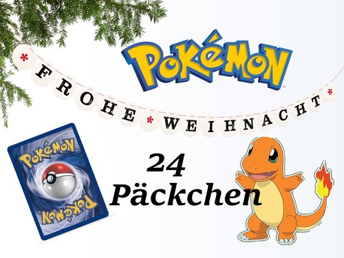 Pokemon karten adventskalender - karten,