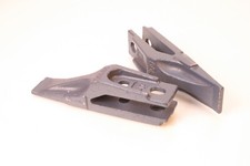 10er-Pack Baggerzahn Gabelzahn Anschraubzahn Schaufel mit Lochabstand 40-45 mm