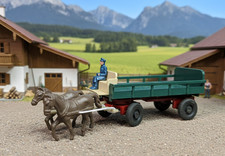 Wiking Pferdewagen patinagrün