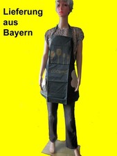 Schürze Damen , Dunkelgrun ,  1 Tasche bis Tailieumfang 141cm BITTE MESSEN