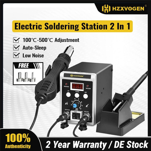 2in1 löten set 600w - set, digitale