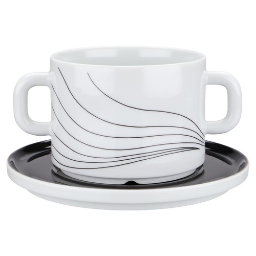 Sauciere mit teller tlg - mit,