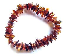 Armband Bernstein Splitter dunkel 19 cm (erhitzt)