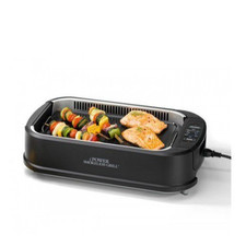 Elektrogrill Schwarz Tischgrill rauchfrei Indoor - Flavor Power Smokeless Grill