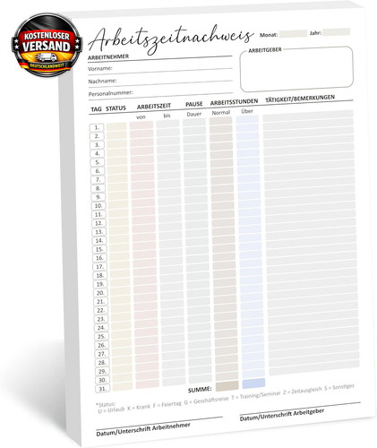 Stundenbuch arbeit - stundenbuch,