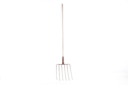 Alte mistgabel mistrechen - mistgabel,