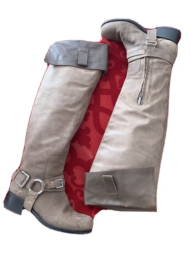 Overknee stiefel biker boot - stiefel,,