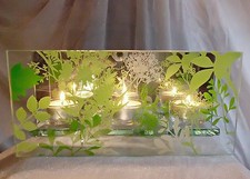 ❀ Teelichthalter Glas