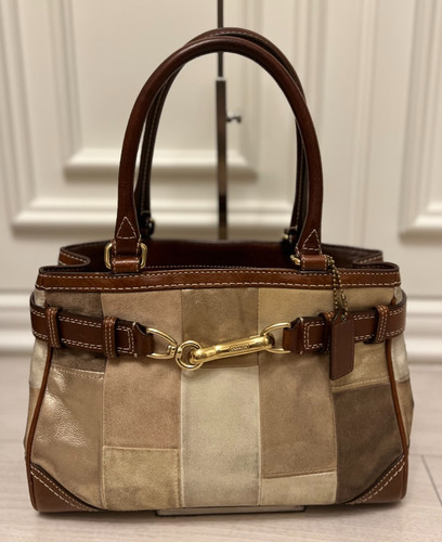 Coach patchwork hampton - coach, leder