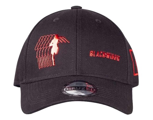 Black widow basecap kappe - black,