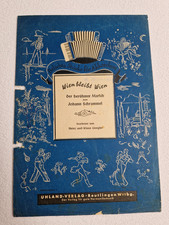 Akkordeon Noten Blatt "Wien