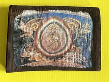 Heiligenbild auf Holz mit