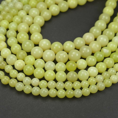 Lemon jade perle kugel - lemon,