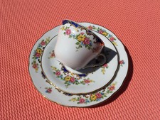 Sammeltasse Triptis Porzellan Sammelgedeck - buntes Dekor 