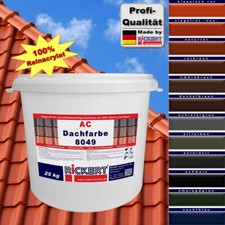 Rickert AC Dachfarbe 8049 glänzend 25 KG Eimer Dachbeschichtung
