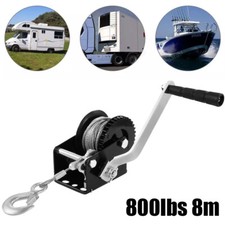 363kg 8m Profi Handwinde Trailer Seilwinde Mit Drahtseil Für Anhänger LKW PKW