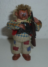 GUSTAV PETER / MECKI JÄGER / IGEL FIGUR PUPPE / 9 cm / #774#